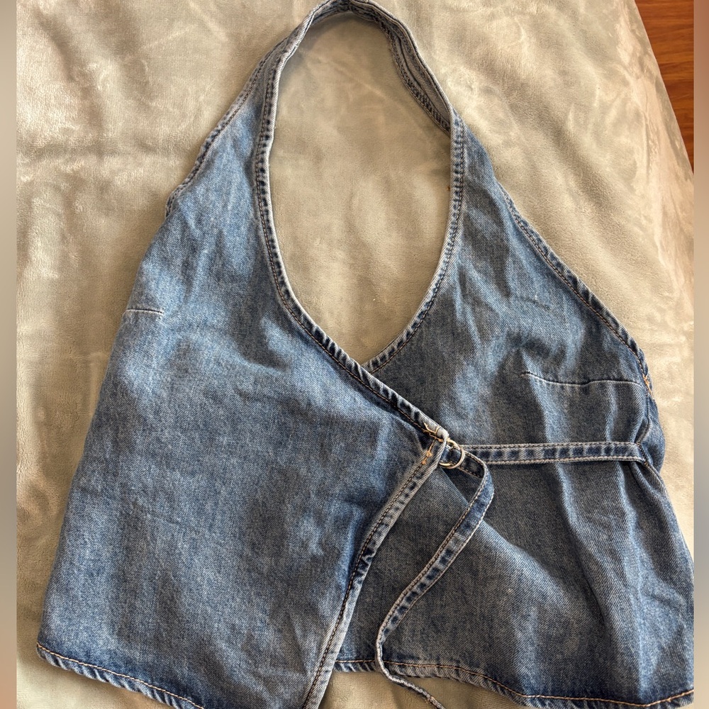 Denim Halter Top | Zara Size M | Great for Summer / Concerts!